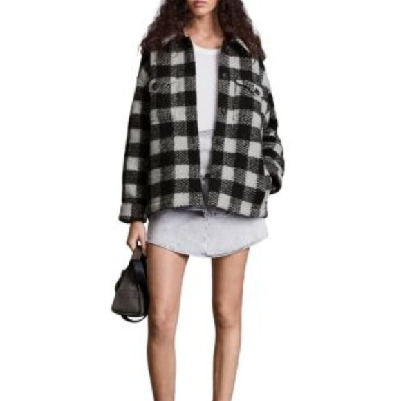 All Saints Jackets & Blazers - All Saints Fenix check jacket, size 6